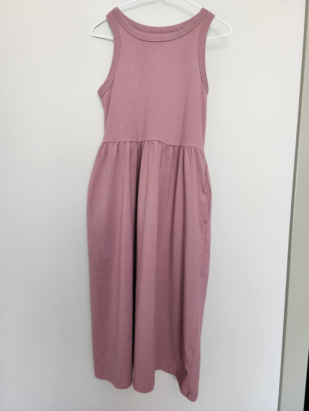 Buffalo David Bitton Sleeveless Mauve-Pink Maxi Dress Size Small